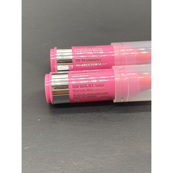 2 Clinique Chubby Stick Moisturizing Lip Colour Balm, 06 woppin watermelon (Mini - Picture 5 of 5
